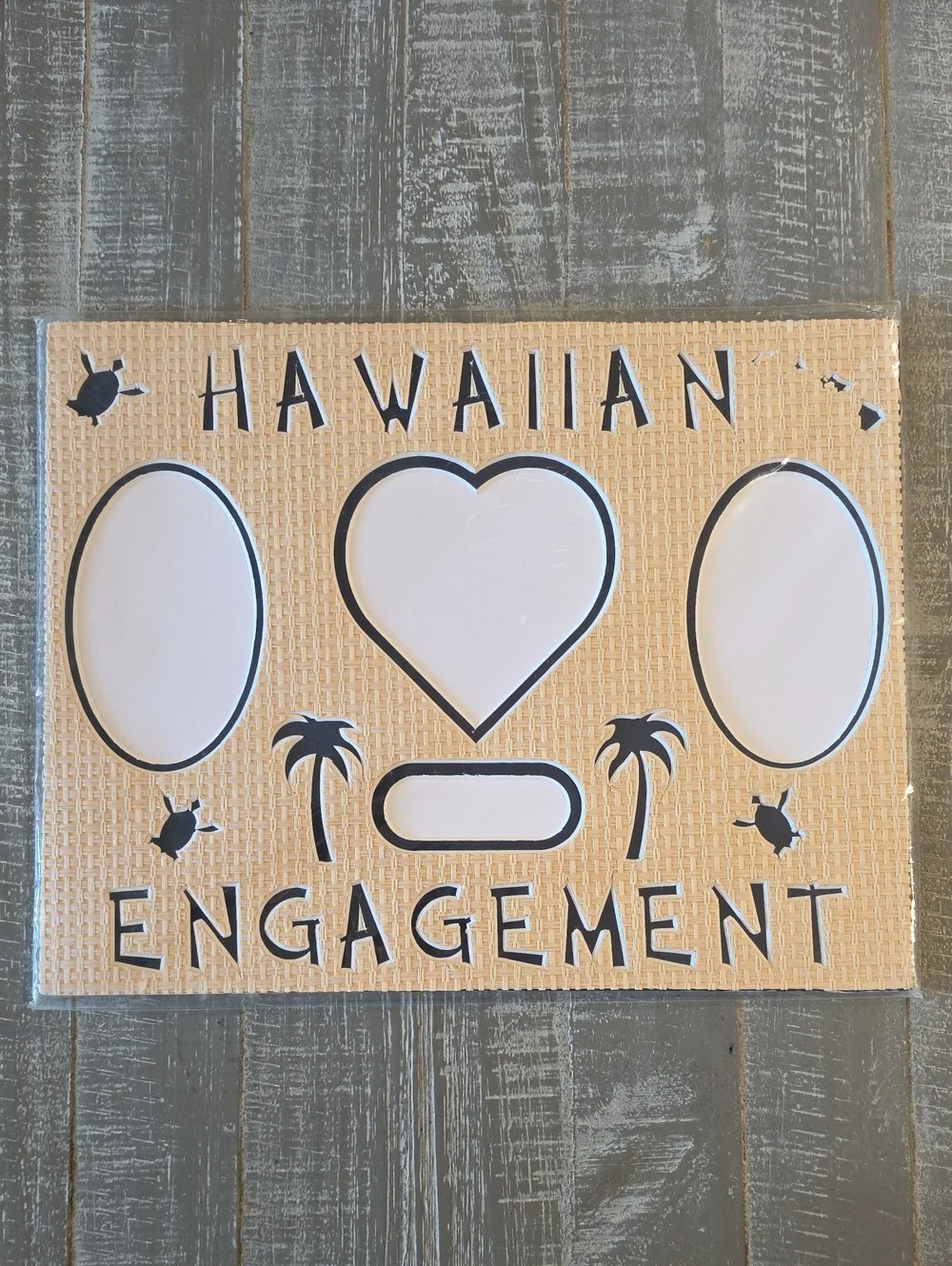 HAWAIIAN ENGAGEMENT Window Photo Mat 14